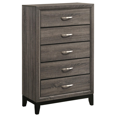  Coaster Furniture Watson 212425 5-Drawer Bedroom Chest - Grey Oak IMAGE 1