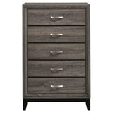  Coaster Furniture Watson 212425 5-Drawer Bedroom Chest - Grey Oak IMAGE 2