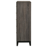  Coaster Furniture Watson 212425 5-Drawer Bedroom Chest - Grey Oak IMAGE 4