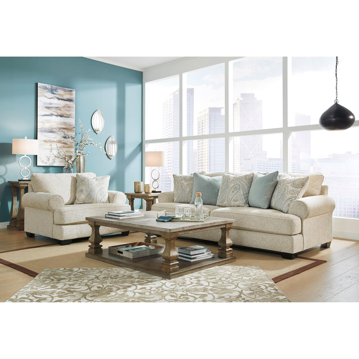  Signature Design by Ashley Monaghan Stationary Fabric Chair 9620523 IMAGE 6