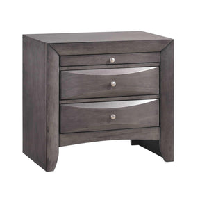  Elements International Emily 2-Drawer Nightstand EG100NS IMAGE 1