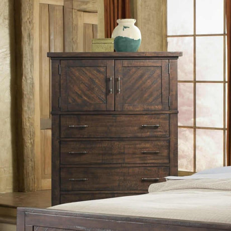  Elements International Jax 4-Drawer Chest JX600CH IMAGE 2