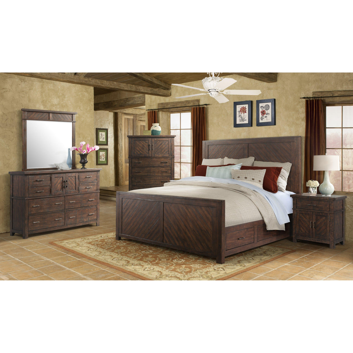  Elements International Jax 4-Drawer Chest JX600CH IMAGE 3