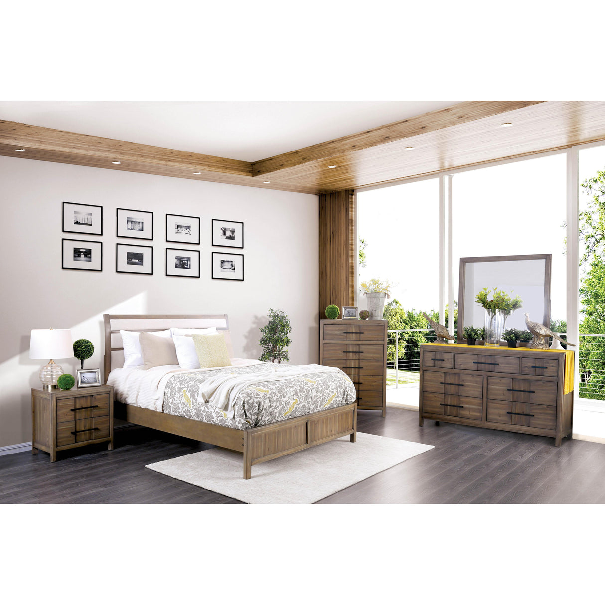  Furniture of America Berenice CM7580A-M Mirror IMAGE 3
