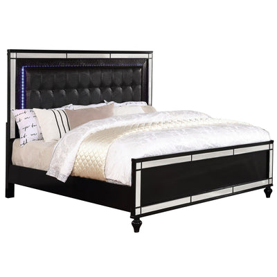 Furniture of America Brachium King Upholstered Panel Bed CM7977BK-EK-BED IMAGE 1