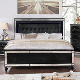  Furniture of America Brachium California King Upholstered Panel Bed CM7977BK-CK-BED IMAGE 2
