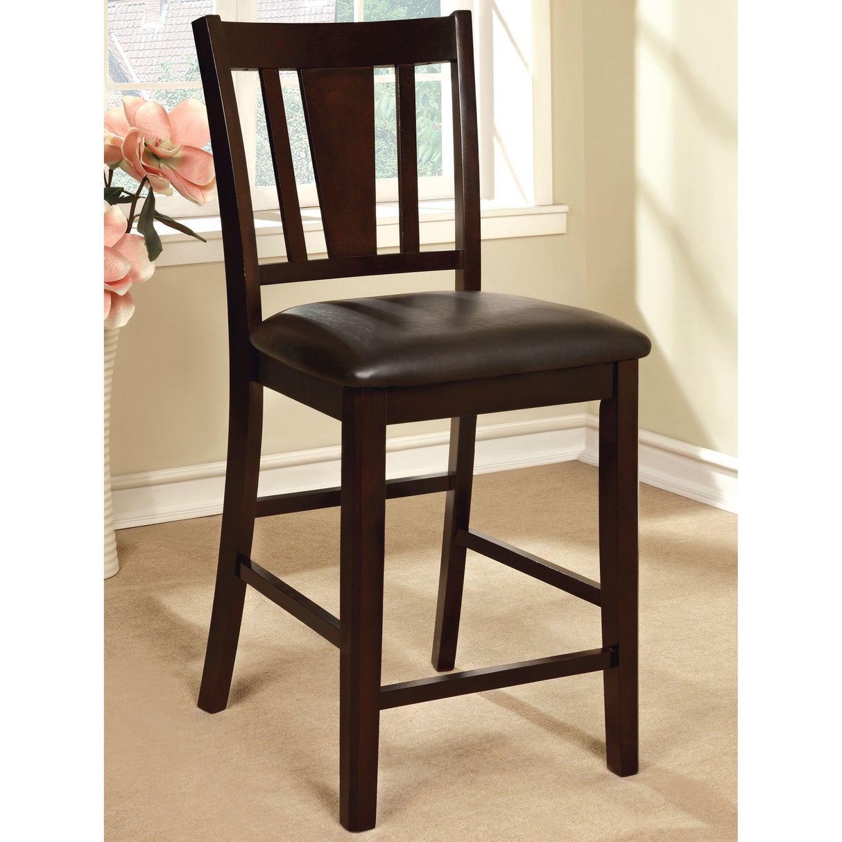  Furniture of America Bridgette Counter Height Dining Chair CM3325PC-2PK IMAGE 2