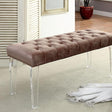  Furniture of America Mahony Bench CM-BN6202BR IMAGE 1