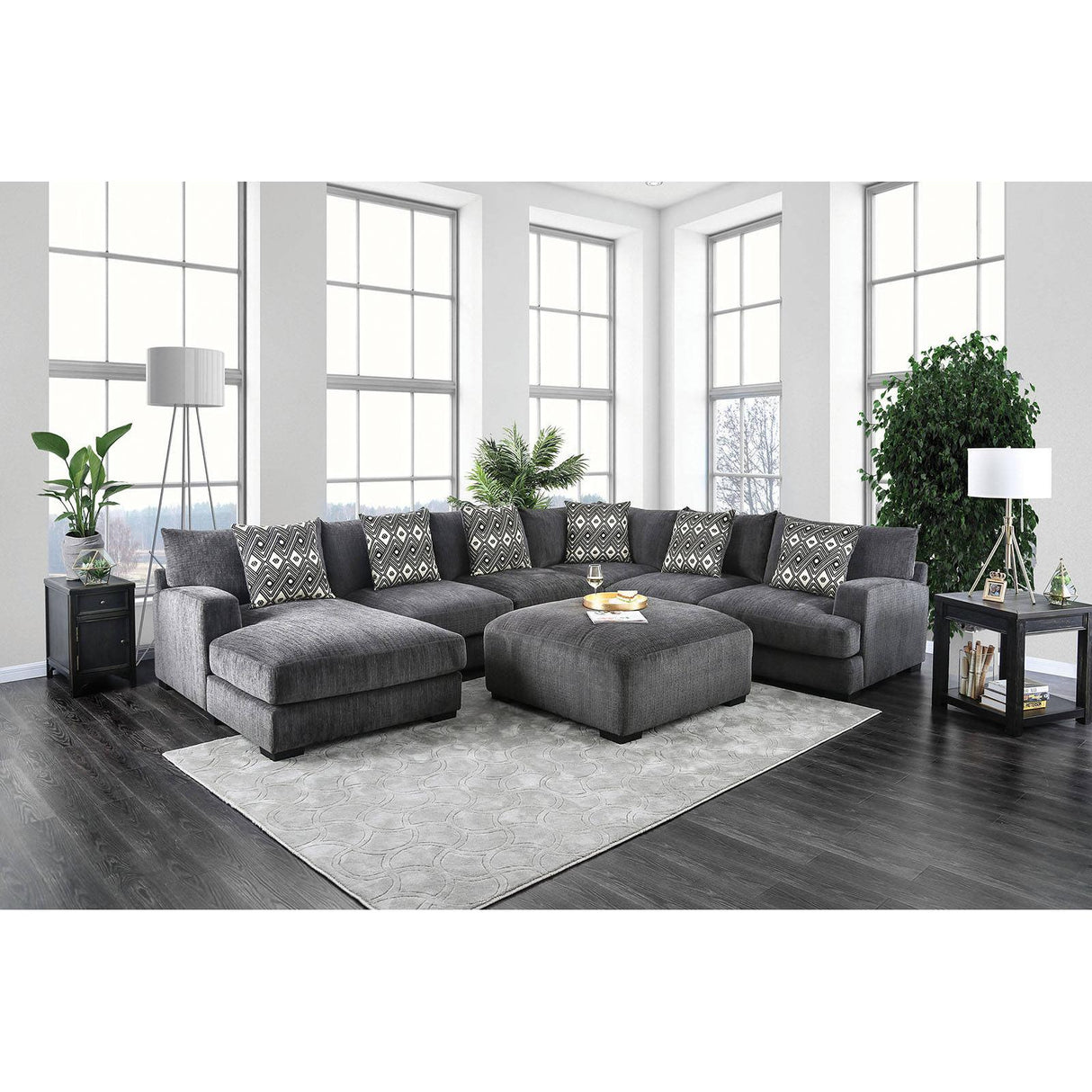  Furniture of America Kaylee Fabric Ottoman CM6587-OT IMAGE 3