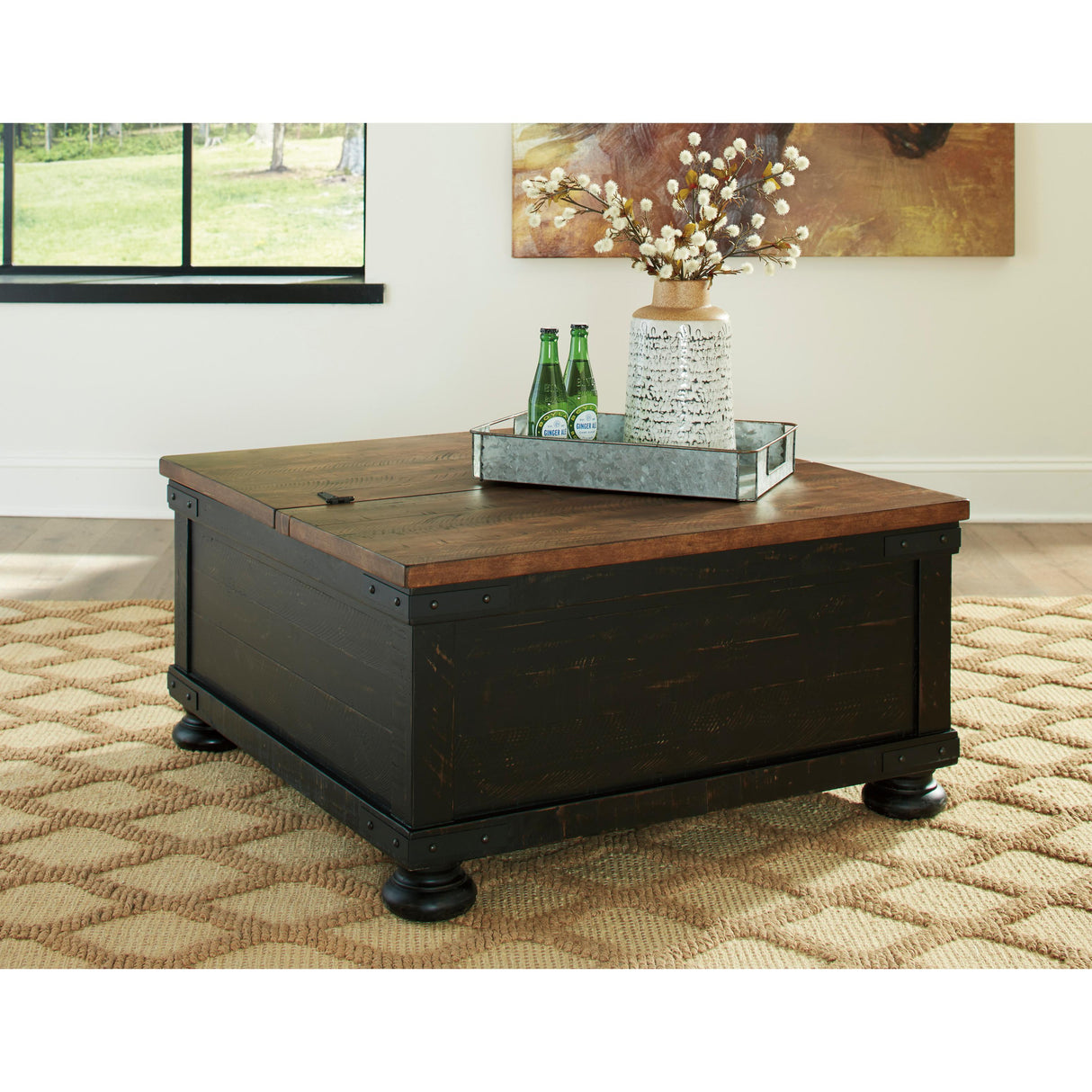  Signature Design by Ashley Valebeck Lift Top Cocktail Table T468-00 IMAGE 6