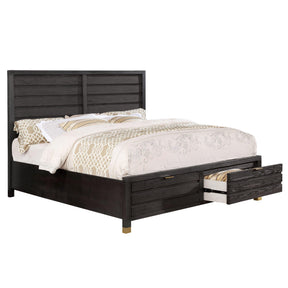  Furniture of America Bailey King Panel Bed with Storage CM7510DR-EK-BED IMAGE 1