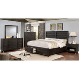  Furniture of America Bailey King Panel Bed with Storage CM7510DR-EK-BED IMAGE 4