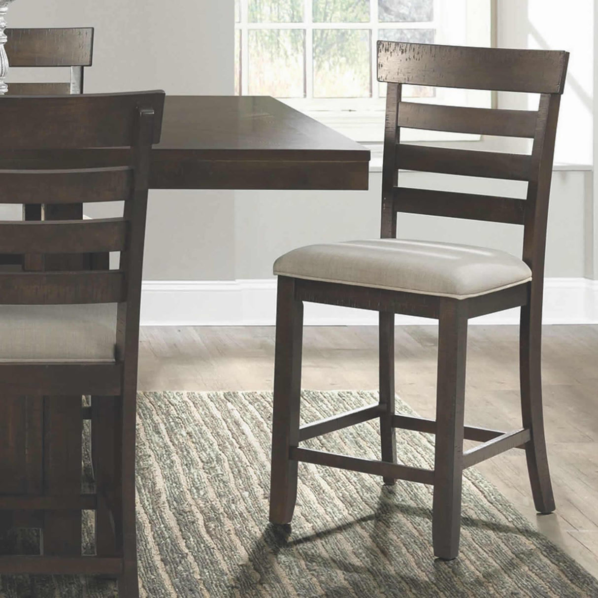  Elements International Colorado Counter Height Dining Chair DCO100CSC IMAGE 2