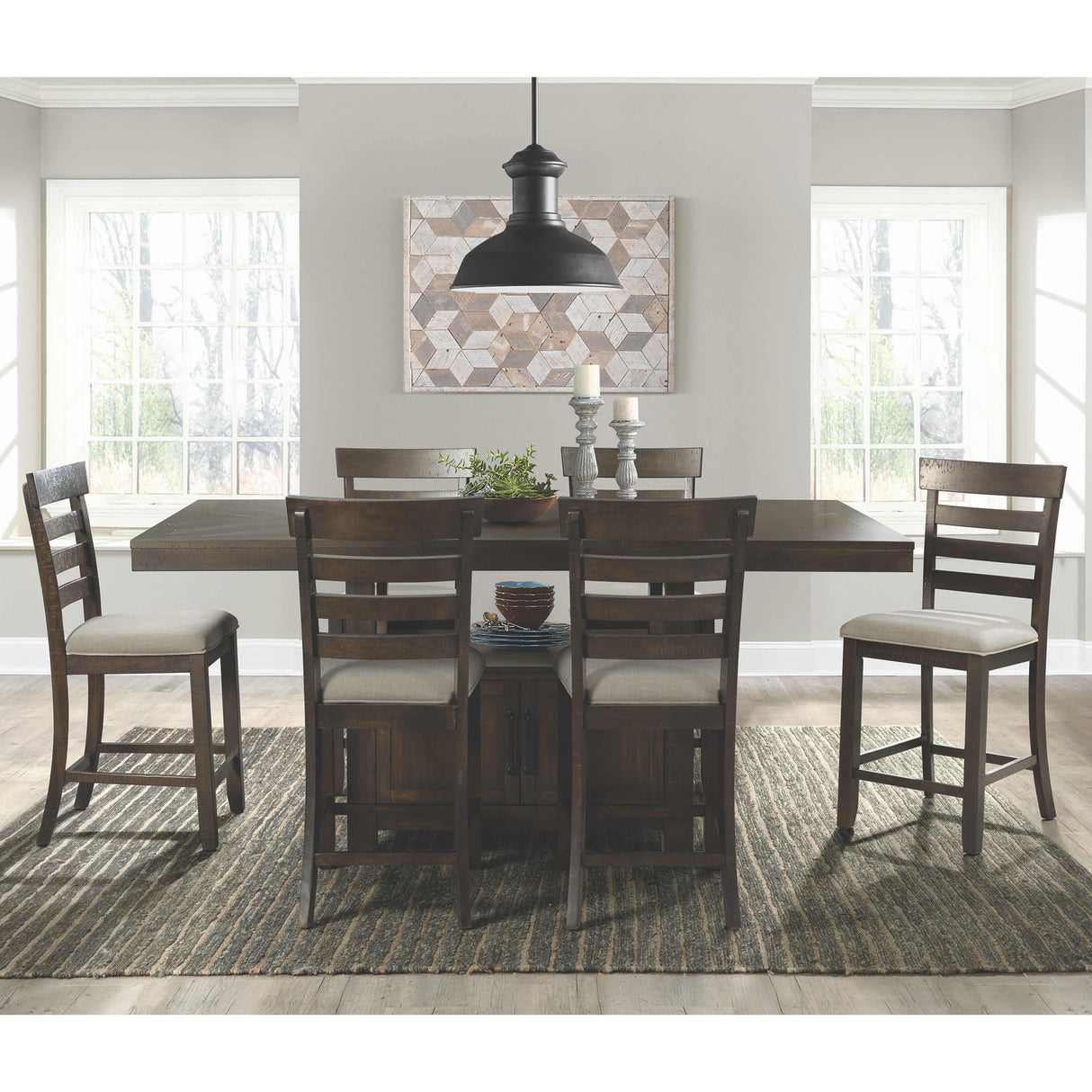 Elements International Colorado Counter Height Dining Chair DCO100CSC IMAGE 3