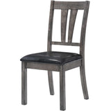  Elements International Nathan Dining Chair DNH100SCPVS IMAGE 1