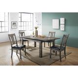  Elements International Nathan Dining Chair DNH100SCPVS IMAGE 3