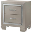  Elements International Platinum 2-Drawer Kids Nightstand LT111NS IMAGE 1