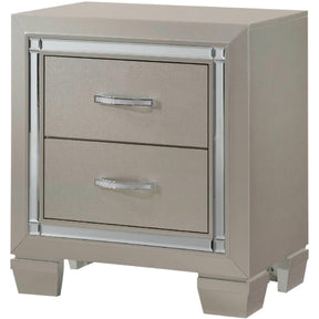  Elements International Platinum 2-Drawer Kids Nightstand LT111NS IMAGE 1