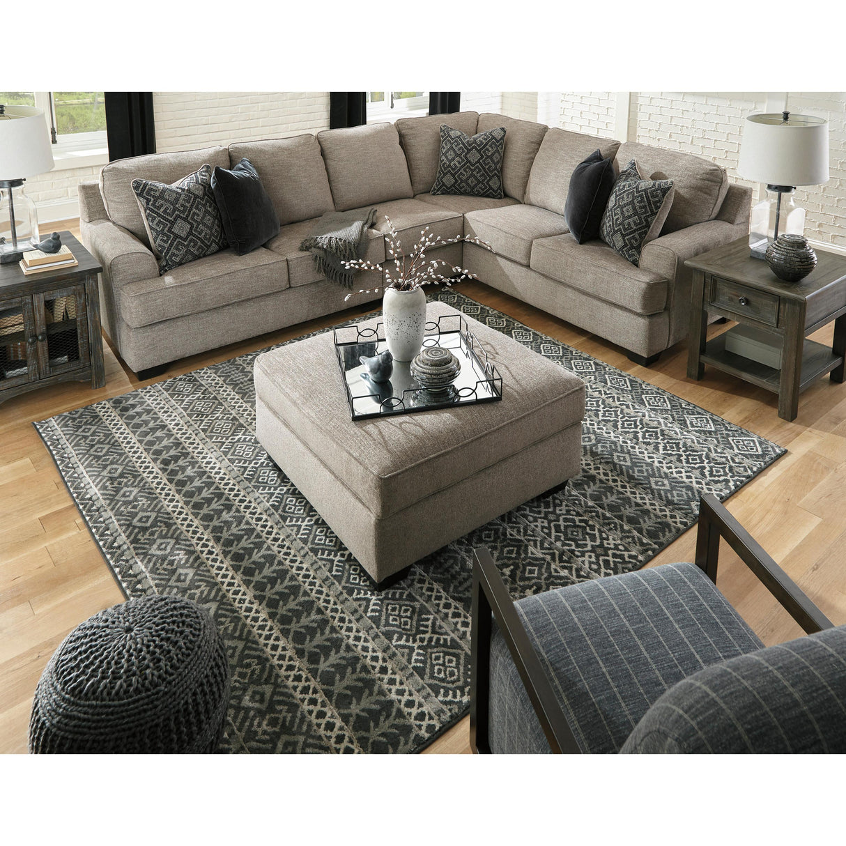  Signature Design by Ashley Bovarian Fabric Storage Ottoman 5610311 IMAGE 5