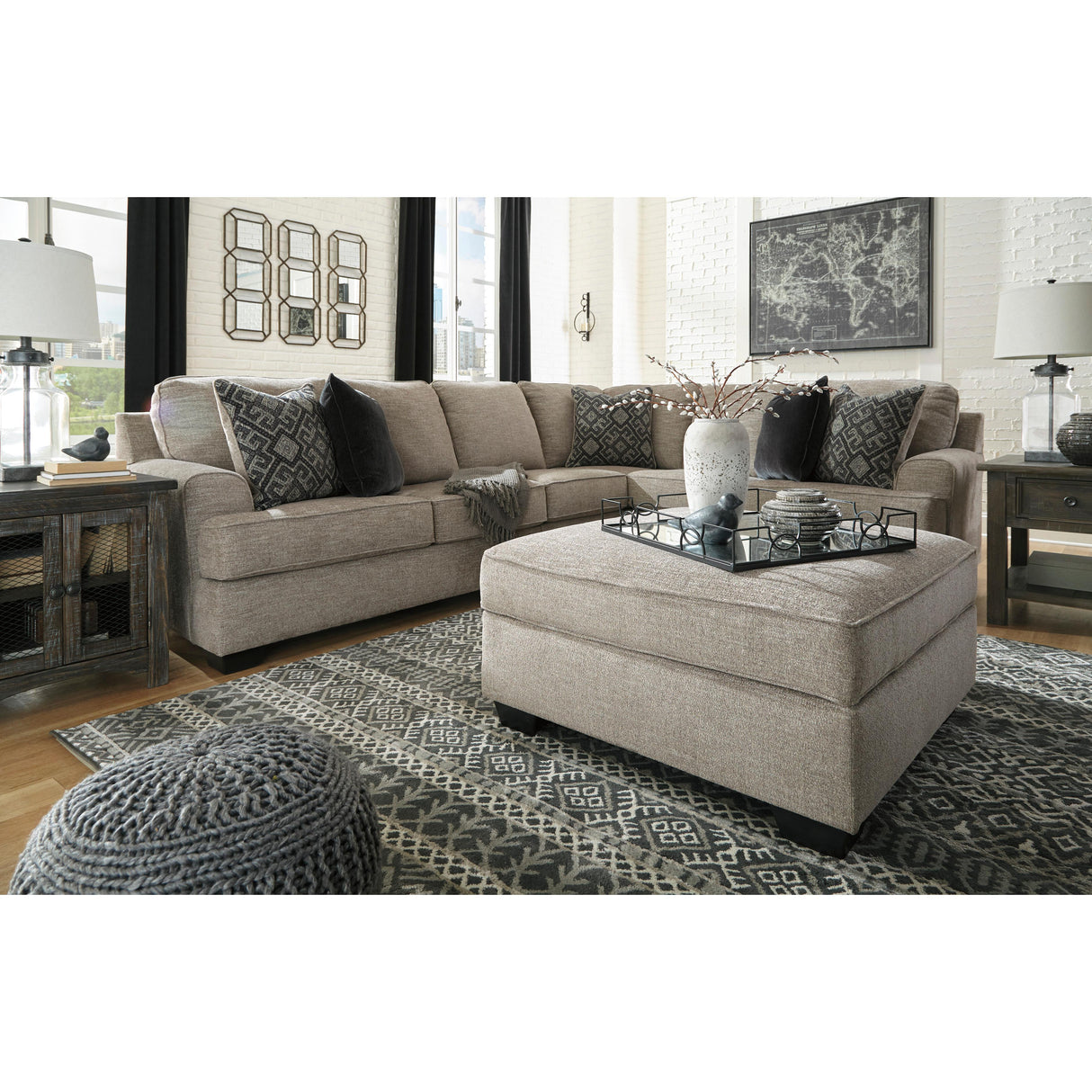  Signature Design by Ashley Bovarian Fabric Storage Ottoman 5610311 IMAGE 6