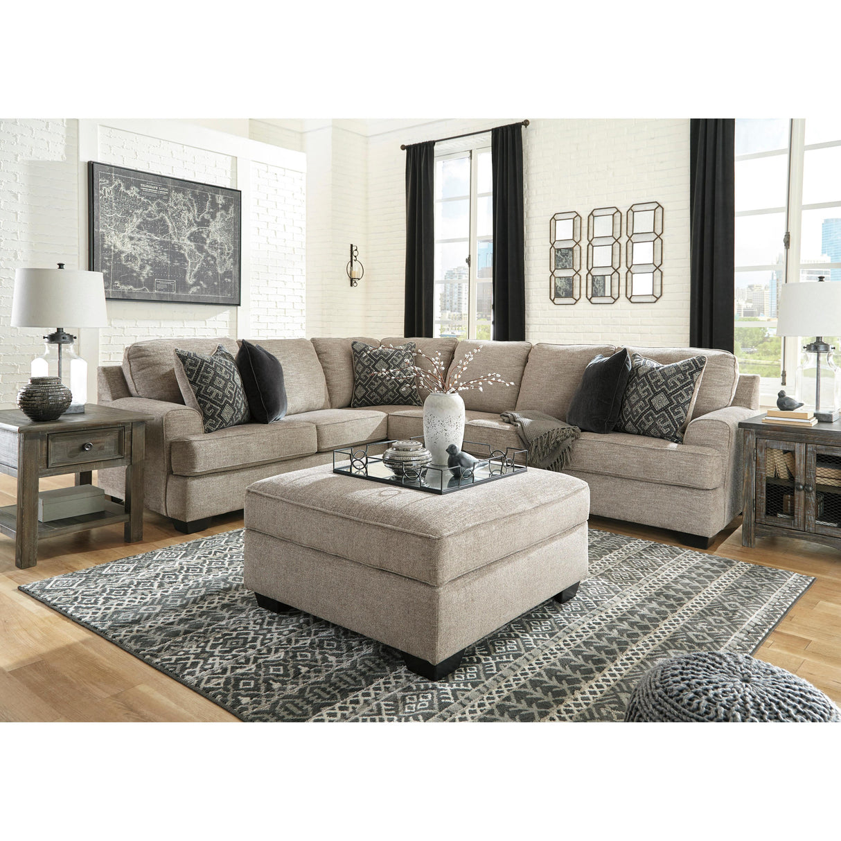  Signature Design by Ashley Bovarian Fabric Storage Ottoman 5610311 IMAGE 8