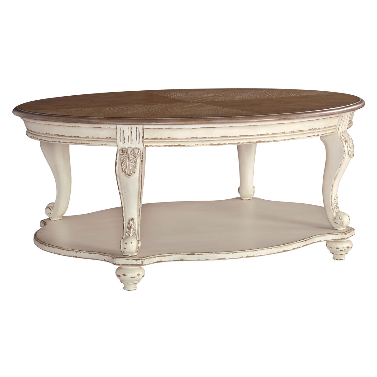  Signature Design by Ashley Realyn Cocktail Table T743-0 IMAGE 1