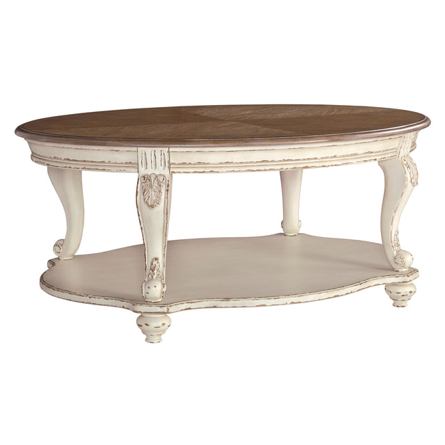  Signature Design by Ashley Realyn Cocktail Table T743-0 IMAGE 1