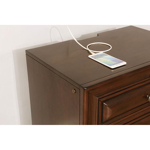 Furniture of America Brandt 3-Drawer Nightstand CM7302CH-N IMAGE 1