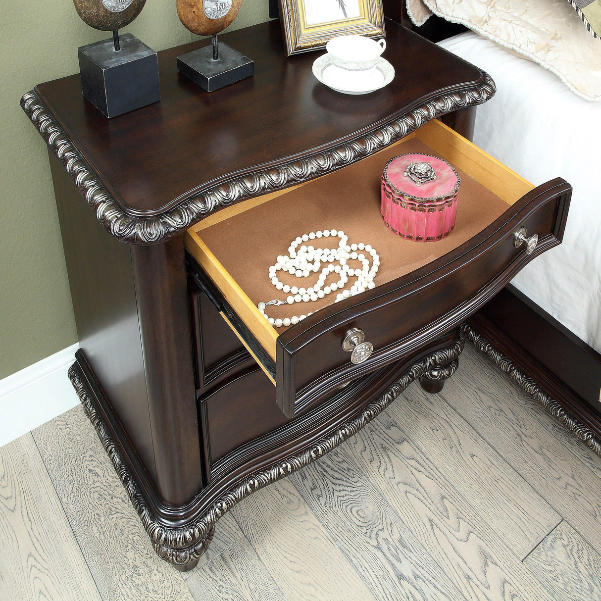  Furniture of America Europa CM7389N Night Stand IMAGE 2
