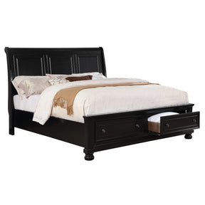  Furniture of America Castor California King Platform Bed with Storage CM7590BK-CK-BED IMAGE 1