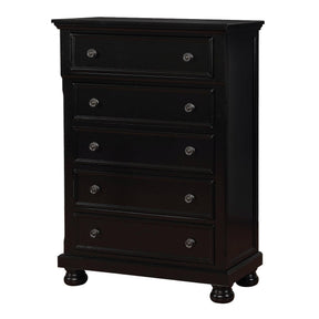  Furniture of America Castor 5-Drawer Chest CM7590BK-C IMAGE 1