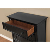  Furniture of America Castor 5-Drawer Chest CM7590BK-C IMAGE 3
