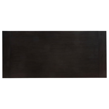  Coaster Furniture Phelps 121231 123-inch Extension Leaf Dining Table - Distressed Noir IMAGE 6