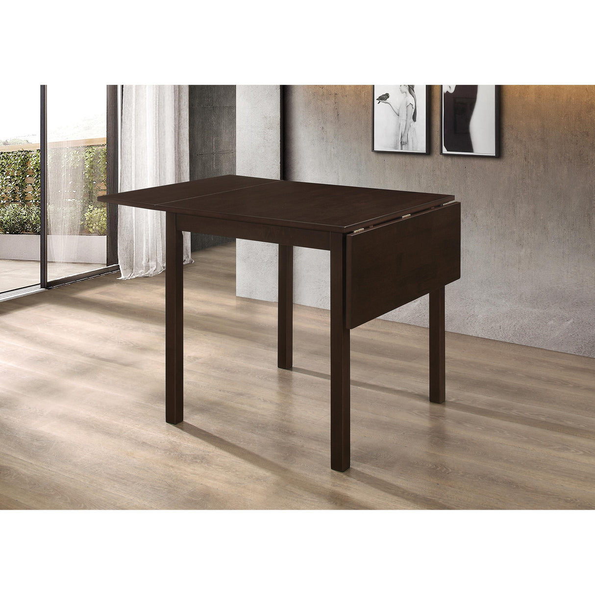  Coaster Furniture Kelso 190821 Rectangular 52-inch Extension Dining Table - Cappuccino IMAGE 6