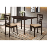  Coaster Furniture Kelso 190822 Lattice Back Dining Side Chair - Cappuccino (Set of 2) IMAGE 10