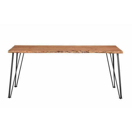  Coaster Furniture Sherman 190911 71-inch Live Edge Dining Table - Natural Acacia IMAGE 2