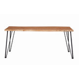  Coaster Furniture Sherman 190911 71-inch Live Edge Dining Table - Natural Acacia IMAGE 4