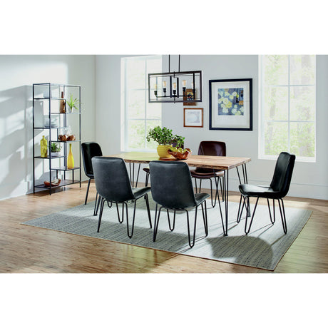  Coaster Furniture Sherman 190911 71-inch Live Edge Dining Table - Natural Acacia IMAGE 8