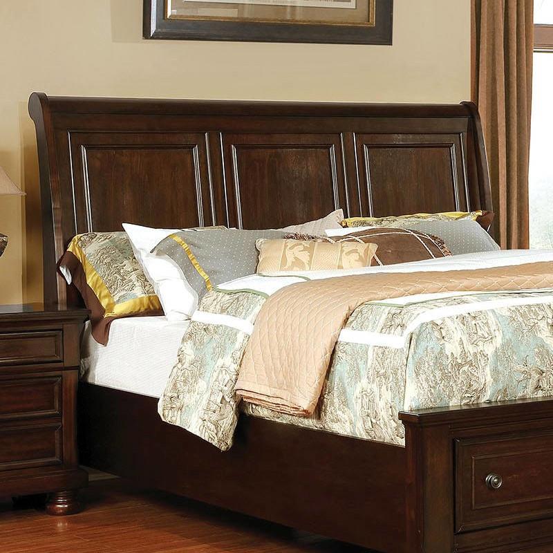  Furniture of America Castor King Platform Bed with Storage CM7590CH-EK-BED IMAGE 3