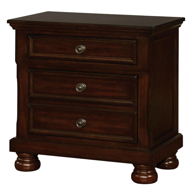  Furniture of America Castor 2-Drawer Nightstand CM7590CH-N IMAGE 1