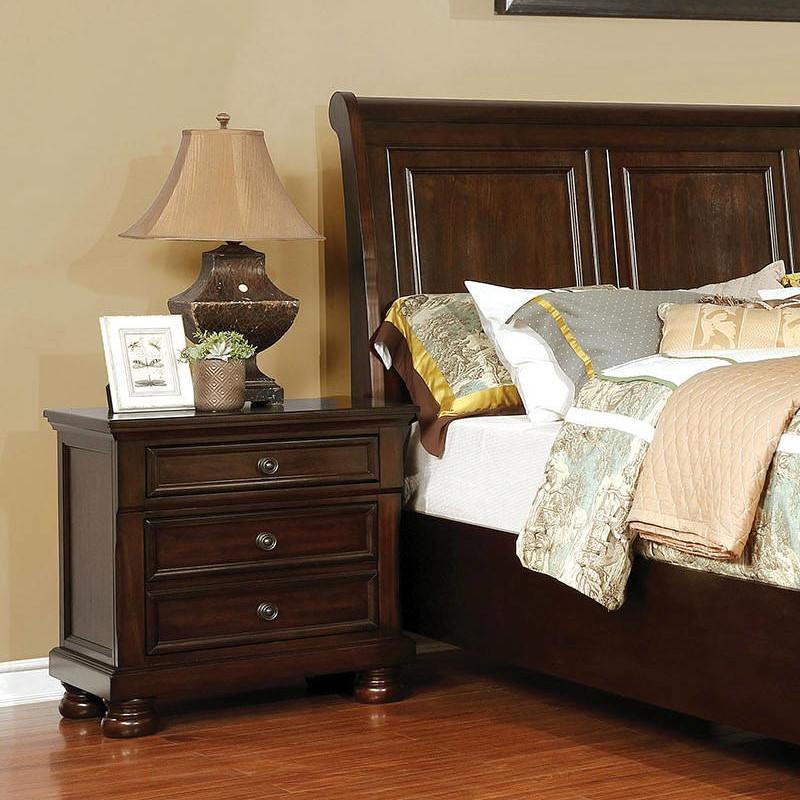  Furniture of America Castor 2-Drawer Nightstand CM7590CH-N IMAGE 2