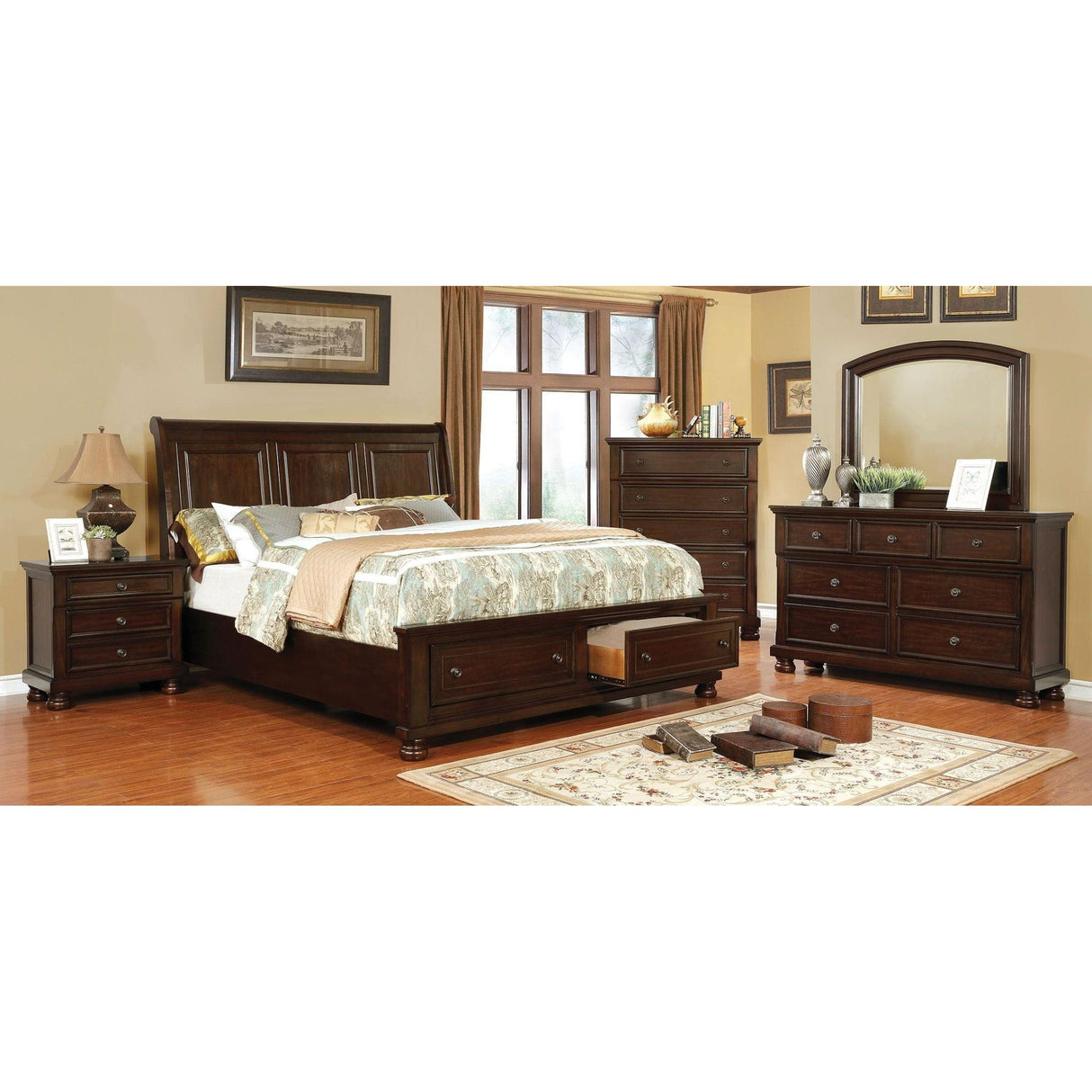 Furniture of America Castor 2-Drawer Nightstand CM7590CH-N IMAGE 5