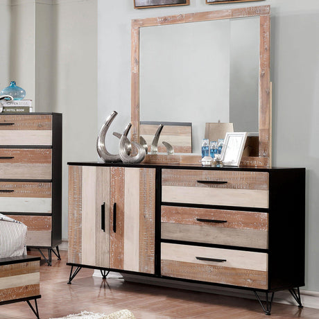  Furniture of America Haddel Dresser Mirror CM7592EX-M IMAGE 3