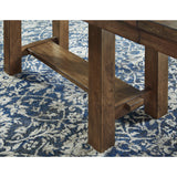  Signature Design by Ashley Moriville Dining Table with Trestle Base D631-45 IMAGE 5