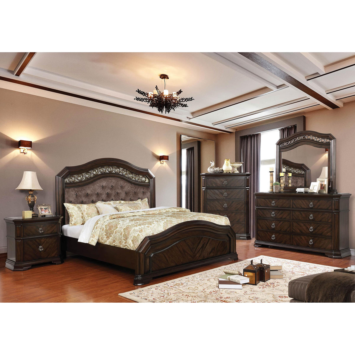  Furniture of America Calliope California King Panel Bed CM7752CK-BED IMAGE 5