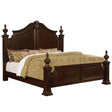 Furniture of America Hesperos California King Poster Bed CM7798CH-CK-BED IMAGE 1