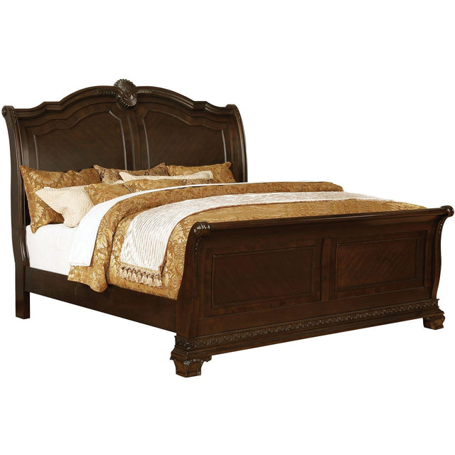  Furniture of America Isidora King Sleigh Bed CM7799CH-EK-BED IMAGE 1
