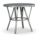  Steve Silver Furniture Round Portland Counter Height Dining Table with Pedestal Base OR420PT IMAGE 1