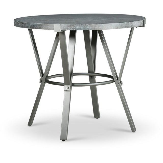  Steve Silver Furniture Round Portland Counter Height Dining Table with Pedestal Base OR420PT IMAGE 1