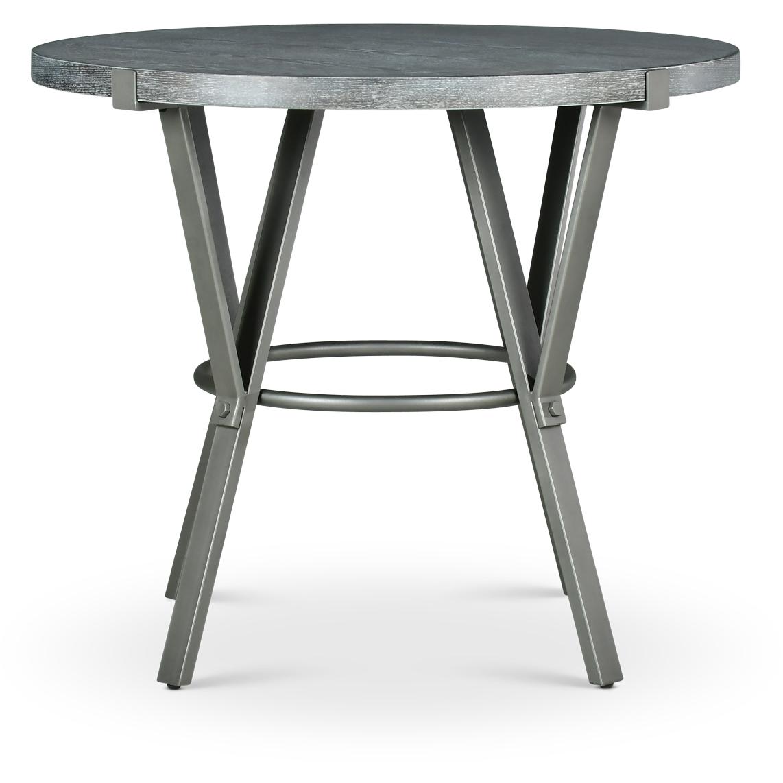  Steve Silver Furniture Round Portland Counter Height Dining Table with Pedestal Base OR420PT IMAGE 2